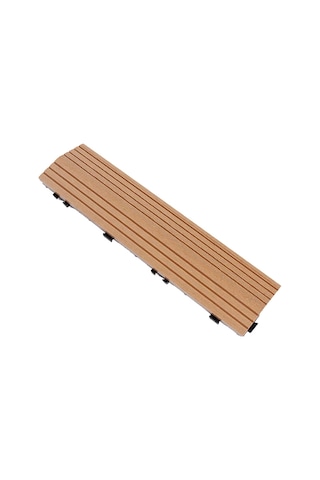 Sones Açık Balkon Plastik Ahşap Su Geçirmez Korozyon Önleyici Sızdırmazlık Zemin, Renk: Kayısı Sarısı Diğer