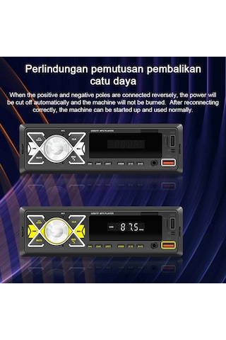 Skycity Araç Radyosu Bluetooth 5.0, Aı Ses Asistanı, Fm 87.5-108mhz, 4x45w Çıkış, Mp3/wma/flac Desteği, Uygulama Kontrolü, Kolay Kurulum