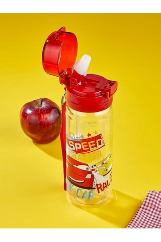 Speed Cars Suluk 500 Ml - Çocuk Suluk, Matara, Pipetli Suluk, Askılı Suluk Arabalar Matara