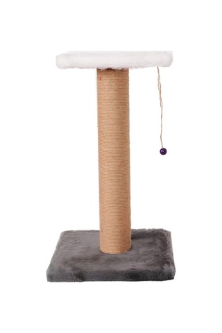 Pet Tekli Step Kedi Tırmalama Tahtası Gri