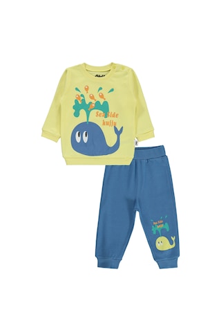 Civil Baby Erkek Bebek Pijama Takımı 6-18 Ay Sarı 2258702633ss-1 Sarı