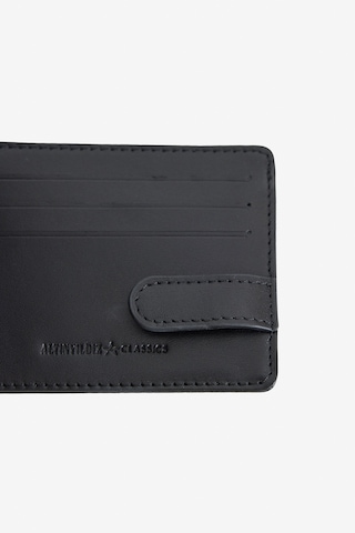 AC&Co / Altınyıldız Classics Erkek Siyah %100 Hakiki Deri Kartlık Siyah