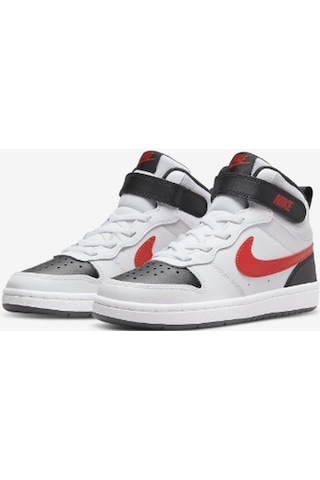 Nike Nıke Court Borough Mıd 2 Beyaz Çocuk Spor Ayakkabı Cd7783110 Ç-154 001