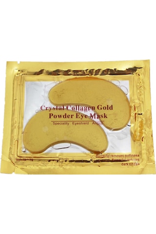 Doğal Yüz Göz Gözalti Maskesi 24K Altın Kolajen Kolojen Etkili