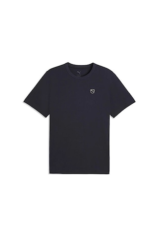 Puma Ess Elevated Tee Tk M Erkek Günlük Tişört 69570316 Lacivert