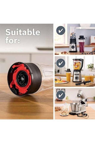 Bosch Uyumlu 2 Ve 6 Serisi İle Smothie Blender. Makinede Yıkanabilir.
