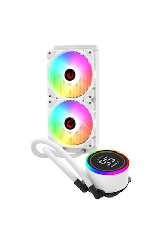 Rampage 240mm C15 Rgb Am5-1700p Sıvı Soğutmalı İşlemci Fanı Beyaz