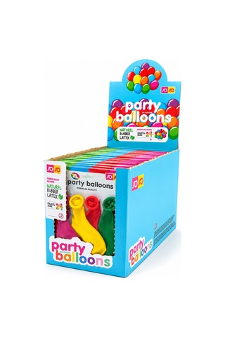 40 Paket - 4pcs Küçük Boy Renkli 20cm Party Balon - Toplamda 160 Adet Balon Çok Renkli