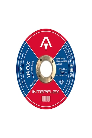 Interflex 115x1.0 Mm Inox Kesici Disk 50 Adet