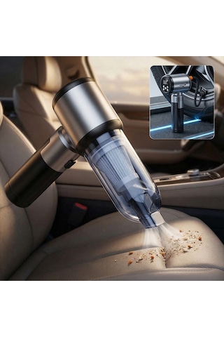 Laiser VT-130 17.000Pa 5 In 1 Pompa Özellikli Yedek Bataryalı Araç İçi süpürge