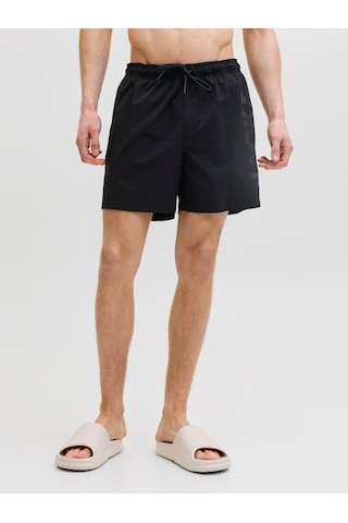 Jack & Jones Wave Logo Erkek Siyah Mayo Şort 12291391-b