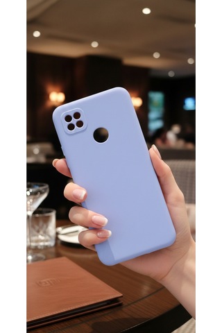 Xiaomi Redmi 9c Uyumlu İçi Kadife Kamera Korumalı Renkli Silikon Kılıf