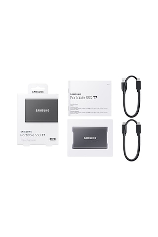 Samsung T7 1tb Usb 3.2 Gen2 Type-c Gri Mu-pc1t0t/ww