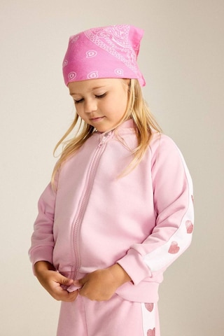 Defacto Kalp Baskılı Kalın Sweatshirt Kumaşı Fermuarlı Sweathirt Hırka Kız Bebek I0212a526aupr66 Mor-pr66