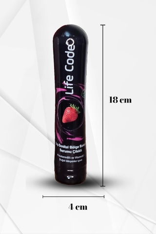 Life Code Çilek Aromalı Kayganlaştırıcı Masaj Jeli 125 ML