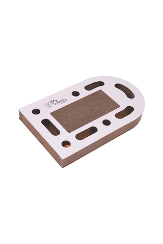 M-pets My Scratchy Tenneessee Kedi Tırmalama Kartonu Beyaz 50x30x6 Cm 244-54021.01