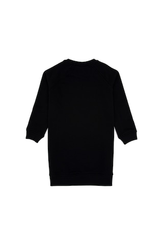 U.S. Polo Assn. Kız Çocuk Siyah Payet Detaylı Bisiklet Yaka Sweat Örme Elbise 50314313-VR046