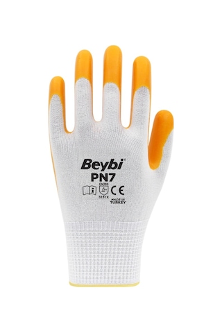 Beybi PN7 Polyester Örme Nitril Iş Eldiveni