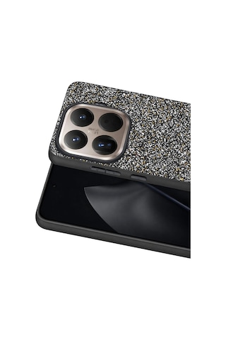 Onegif Xiaomi Mi 15t Pro Bright Simli Kapak - Gold Renkli
