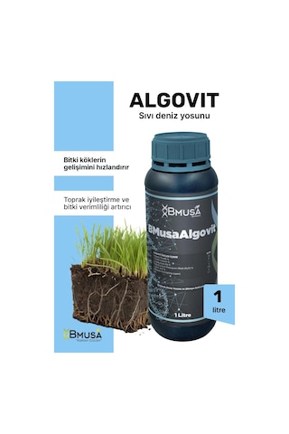 Bmusa Algovit 1 Lt Sıvı Deniz Yosunu 1 L