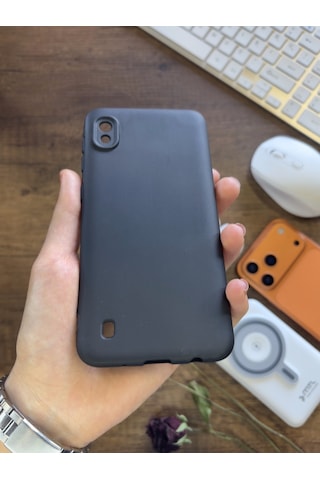 Samsung Galaxy A10 Uyumlu Kamera Korumalı Darbeye Dayanıklı Renk Atmayan Fab Silikon Kılıf Siyah