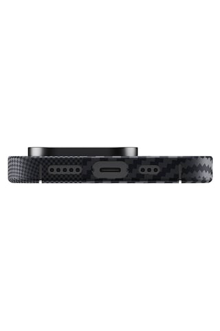 Apple Uyumlu iPhone 15 Kılıf Magsafe Şarj Özellikli Karbon Fiber Benks Montage Armorair 600d Kevlar Kapak