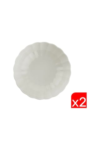 Kütahya Porselen Bone Luz Krem Çorba Kasesi 15cm 2 Li Çok Renkli