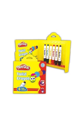 Play-doh 6 Renk Silinebilir Crayon Mum Boya Cr007