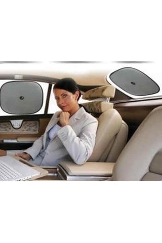 Oto Yan Cam Perdesi, Araba Ön Cam Perdesi, Otomobil Yan Cam Güneşliği,oto Güneşlik Perde 2 Adet Diğer