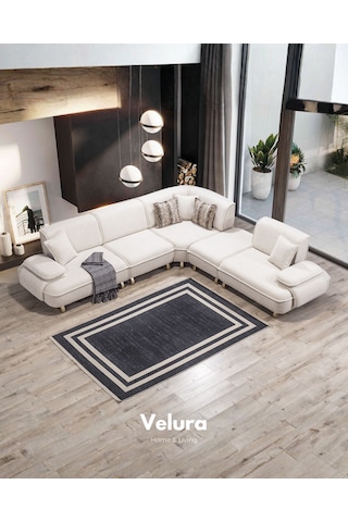 Vista Modüler Köşe Koltuk Takımı & Oturma Grubu Krem