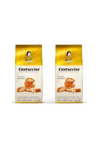 Matilde Vicenzi Cantuccini Bademli Kurabiye Biscotti 225 G 2 Adet