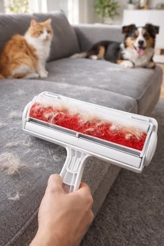 Hazneli Gırgır Tüy Toplama Rulosu Evcil Hayvan Kedi Köpek Tüy Temizleyici Elbise Koltuk Halı Ve Yatak İçin Yeniden Kullanılabilir Hazneli Gırgır Tüy Toplama Rulosu Evcil Hayvan Kedi Köpek Tüy Temizleyici Elbise Koltuk Halı Ve Yatak İçin Yeniden Kullanılabilir
