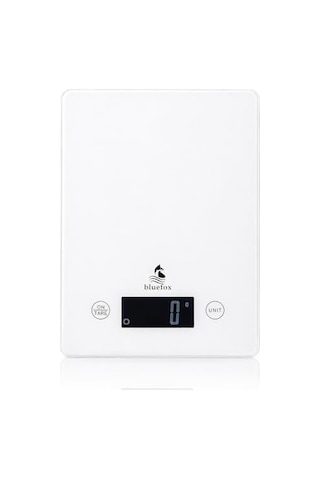 Topaz Premium Dijital Mutfak Tartısı 10kg Temperli Beyaz Cam, Geniş Lcd Ekran, Yüksek Hassasiyet Sensör Şık Ve Dayanıklı Tasarım Geniş Yüzey 23x16cm Açık Bej
