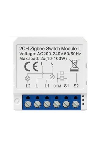Tuya 2ch Zigbee Anahtar 2 Kanal Zigbee Röle