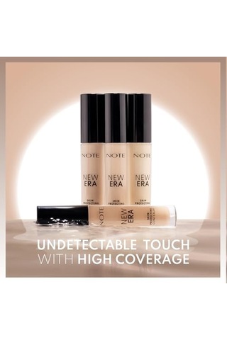 Note Cosmetics New Era Skin Protecting Concealer 20 Light Beige Göz Altı Kapatıcısı Yüksek Kapatma Gücü Hiyalüronik Asit Parlak Doğal Kaplama Uzun Ömürlü 00