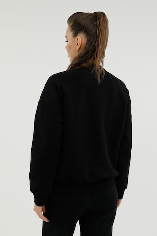 Kinetix W-SDK203 RACHEL SLOGAN SW Siyah Kadın Sweatshirt