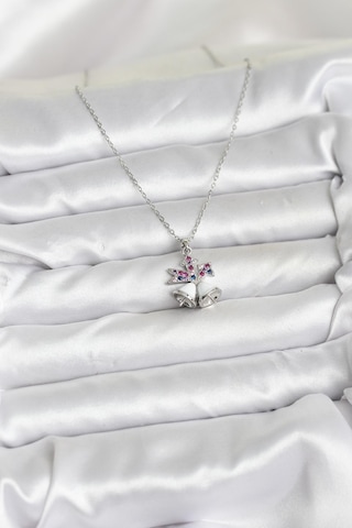 Zarif Boyunlar İçin Silver Çelik Zincir Chirtsmas Bell Yılbaşı Tema Kadın Kolye Metalik