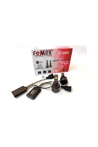 Femex Gt Nano Plus Csp Lumıled Royal Chipset Radyatör Soğutmalı 9006 Led Xenon Led Headlight