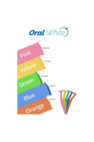 Oral White Arayüz Fırçası Pembe 0.6 Mm Cleaning Pro 5 Adet