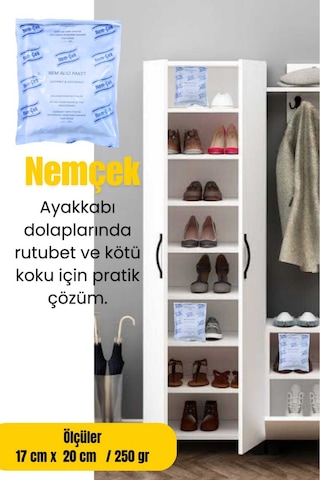 Nemçek Nem Alıcı Rutubet Giderici Küf Önleyici Koku Giderici Korozyon Önleyici 250 Gr 1 Paket