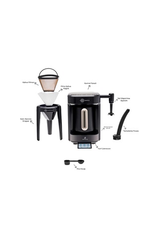 Hatır Barista Türk Kahve Makinesi Krem Çok Renkli