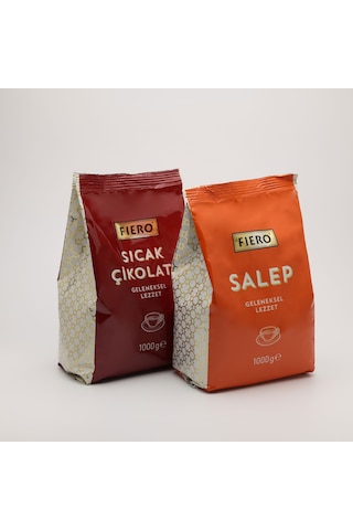 Fiero Sahlep 1 KG + Fiero Sıcak Çikolata 1 KG