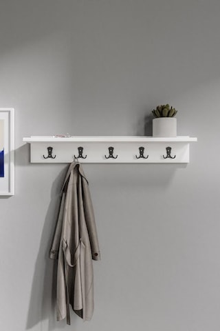 Portmanto Duvar Askılığı Elbise Askılığı Beyaz 85 Cm