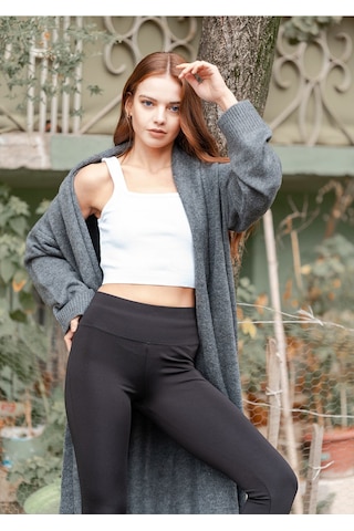 Verdeblanco Kadın Askılı Crop Atlet Beyaz