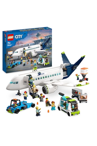 LEGO® City 60367 Yolcu Uçağı Yaratıcı Oyuncak Yapım Seti 930 Parça