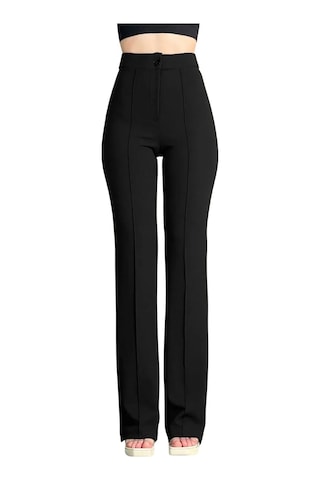 Thiff Gymwear Kadın Palazzo Pantolon 3 Lü Set Siyah Bej Lacivert, Krep Likralı, Yüksek Bel Jogger Kesim Çok Renkli