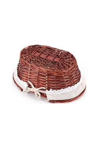 14.1 İnç Hasır Sepet Doğal