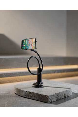 Esnek Spiral Gövdeli Telefon Tutucu Uczzzakrobattelefontutucu-2 Çok Renkli