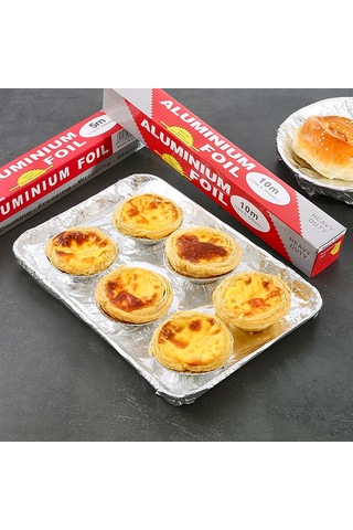 Symbee Ev Fırını Ve Barbekü İçin 5 Metre Lüx Alüminyum Folyo Kağıdı - Kutu Paketli, Kullanıması Kolay, Dayanıklı, Ev Kullanıma Uygun Çok Renkli