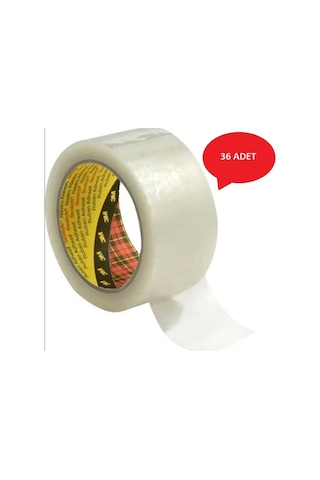3m 371 Koli Bandı Şeffaf 50mm X 100mt 1 Koli 36 Adet